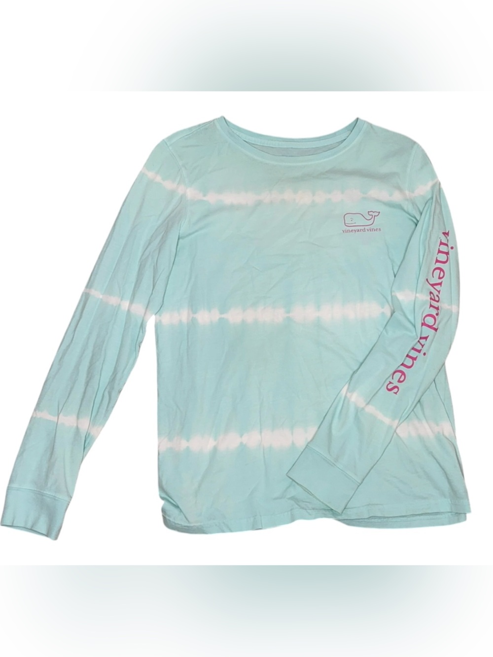 Vineyard Vines Longsleeve Crewneck Tee Size Small light blue